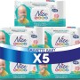 Nice Baby Talco Salviette per Cambio Pannolino, con Camomilla e Glicerina ad Effetto Addolcente sulla Pelle, Dermatologicamente Testate, 5 Confezioni da 72 Salviette - 72 unità (Confezione da 5)