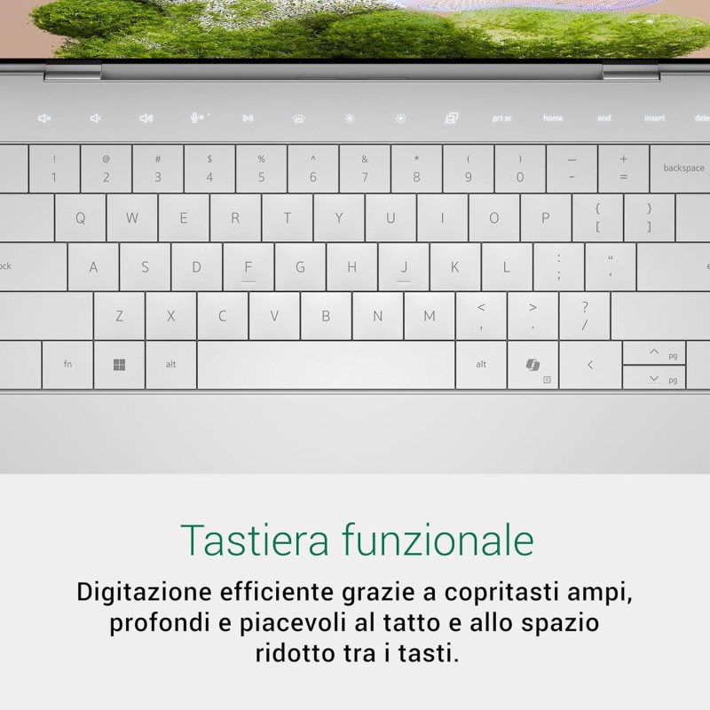 Dell XPS 13 (9350) Laptop Copilot+ Display 13,4" FHD+ 120 Hz, Intel Core Ultra 7 Series 2- Intel Evo Edition, 32GB RAM, 1TB SSD, Grafica Intel Arc, Windows 11 Home, Tastiera Italiana - Platino