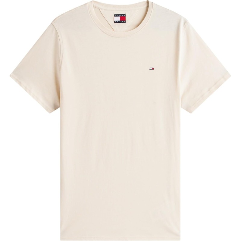Tommy Jeans Uomo T-Shirt Maniche Corte Tjm Original Slim - XS Beige (Desert Sand Dune) Tommy Jeans Uomo T-Shirt Maniche Corte Tjm Original Slim - XS Beige (Desert Sand Dune)