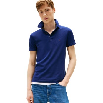 Tommy Hilfiger Uomo Maglietta Polo Maniche Corte 1985 Slim Fit - XS Blu (Preppy Navy) Tommy Hilfiger Uomo Maglietta Polo Maniche Corte 1985 Slim Fit - XS Blu (Preppy Navy)