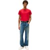 Tommy Jeans Uomo T-Shirt Maniche Corte Tjm Original Slim - 3XL Plus Red (Sapphire Red)