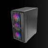 MARSGAMING MC-VAULT, Case Gaming ATX, 4x Ventole ARGB 120mm, Pannello Frontale Mesh con Design Verticale, Finestra Laterale Vetro Temperato, 3x Slot PCI Verticali, Semitorre PC Professionale, Nero MARSGAMING MC-VAULT, Case Gaming ATX, 4x Ventole ARGB 120mm, Pannello Frontale Mesh con Design Verticale, Finestra Laterale Vetro Temperato, 3x Slot PCI Verticali, Semitorre PC Professionale, Nero