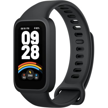 XIAOMI Smart Band 9 Active, Schermo TFT 1.47", Monitoraggio Salute: SpO2, Frequenza Cardiaca, Sonno e Stress, 50 modalità sportive, Resistenza Acqua 5 ATM, Durata Batteria 18 giorni, Nero - Nero