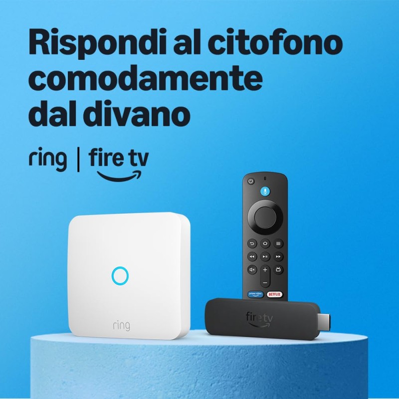 Fire TV Stick 4K + Ring Intercom di Amazon | Sfrutta al massimo la tua casa intelligente