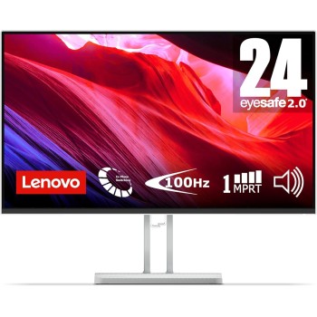 Lenovo L24i-4A Monitor 23.8" FHD (1920x1080), IPS, 1ms, 100Hz, Altoparlanti integrati, Low Blue Light, Bordi Ultrasottili, Regolabile, HDMI e VGA - 24 pollici Lenovo L24i-4A Monitor 23.8" FHD (1920x1080), IPS, 1ms, 100Hz, Altoparlanti integrati, Low Blue Light, Bordi Ultrasottili, Regolabile, HDMI e VGA - 24 pollici