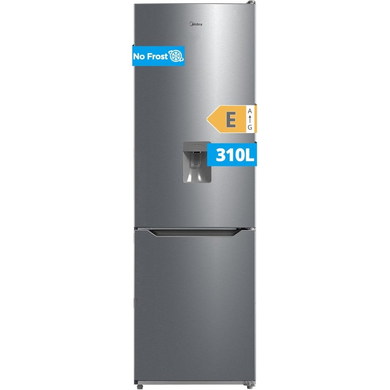 Midea MDRB424FGE02IW 310L Frigorifero Combinato, Libera Installazione, Total No Frost, Ventilazione MultiFlow, Doppia Porta Reversibile, Controllo Touch Midea MDRB424FGE02IW 310L Frigorifero Combinato, Libera Installazione, Total No Frost, Ventilazione MultiFlow, Doppia Porta Reversibile, Controllo Touch