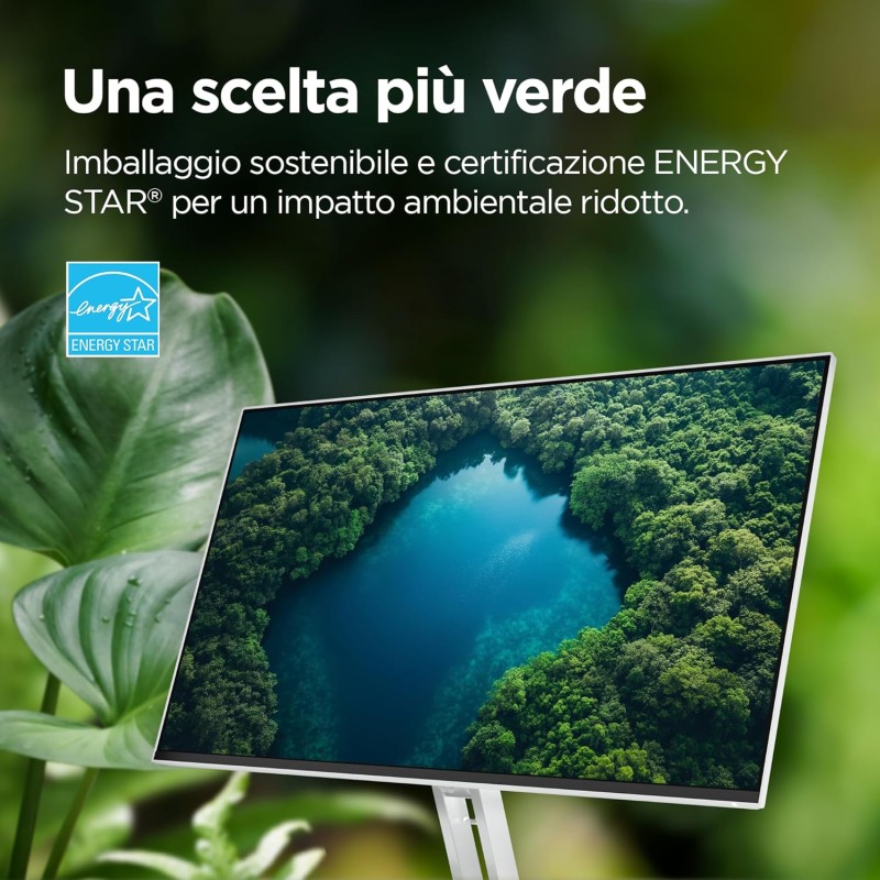 Lenovo L27i-4A Monitor 27" FHD (1920x1080), IPS, 1ms, 100Hz, Altoparlanti integrati, Low Blue Light, Bordi Ultrasottili, Regolabile, HDMI e VGA - 27 pollici