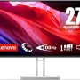 Lenovo L27i-4A Monitor 27" FHD (1920x1080), IPS, 1ms, 100Hz, Altoparlanti integrati, Low Blue Light, Bordi Ultrasottili, Regolabile, HDMI e VGA - 27 pollici