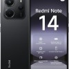 XIAOMI Smartphone Redmi Note 14, 8+256GB, Sistema fotografico con AI da 108MP, batteria da 5500mAh, display Eye-Care da 120Hz, funzionalità AI (caricabatterie non incluso),Nero - 8+256GB black