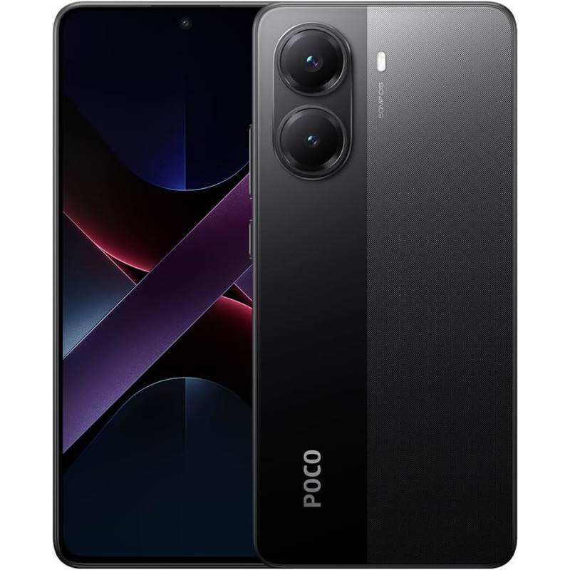 Xiaomi POCO X7 Pro (smartphone), 12+512GB, 50MP camera principale con OIS, batteria da 6.000mAh (typ) con ricarica HyperCharge da 90W, IP68, funzioni AI (caricabatterie non incluso), Nero - 12+512GB Nero Xiaomi POCO X7 Pro (smartphone), 12+512GB, 50MP camera principale con OIS, batteria da 6.000mAh (typ) con ricarica HyperCharge da 90W, IP68, funzioni AI (caricabatterie non incluso), Nero - 12+512GB Nero