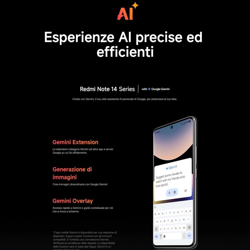 XIAOMI Smartphone Redmi Note 14 Pro+ 5G, 8+256GB, fotocamera AI di livello professionale da 200MP, IP68, HyperCharge da 120W, funzionalità AI (caricabatterie non incluso), Blu - 8+256GB blue XIAOMI Smartphone Redmi Note 14 Pro+ 5G, 8+256GB, fotocamera AI di livello professionale da 200MP, IP68, HyperCharge da 120W, funzionalità AI (caricabatterie non incluso), Blu - 8+256GB blue