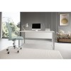 Stella Trading Amanda - Scrivania in bianco – Moderno tavolo da ufficio per computer per il vostro ufficio domestico, 170 x 77 x 73 cm (L x A x P) - Schreibtisch Bianco