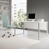 Stella Trading Amanda - Scrivania in bianco – Moderno tavolo da ufficio per computer per il vostro ufficio domestico, 170 x 77 x 73 cm (L x A x P) - Schreibtisch Bianco