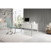Stella Trading Amanda - Scrivania in bianco – Moderno tavolo da ufficio per computer per il vostro ufficio domestico, 170 x 77 x 73 cm (L x A x P) - Schreibtisch Bianco