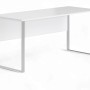 Stella Trading Amanda - Scrivania in bianco – Moderno tavolo da ufficio per computer per il vostro ufficio domestico, 170 x 77 x 73 cm (L x A x P) - Schreibtisch Bianco