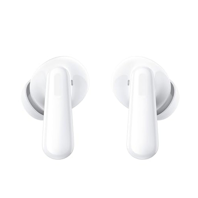 OPPO Enco Air4 Auricolari True Wireless,44h di Autonomia, Driver in Titanio, Bluetooth 5.4, Controlli Touch, Cancellazione del rumore AI, Android e iOS, IP55, [Versione Italiana], Silky White - Bianco