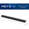 Metz Smart TV, MQE7600Z, 43", QLED, 4K, UHD, HDR 10+, Google TV, Matte Screen, Eye Care, Flicker-Free, Auto Ambient Light Sensor, HDMI, USB, Grigio Soundbar Bluetooth, MSE3001Z Metz Smart TV, MQE7600Z, 43", QLED, 4K, UHD, HDR 10+, Google TV, Matte Screen, Eye Care, Flicker-Free, Auto Ambient Light Sensor, HDMI, USB, Grigio Soundbar Bluetooth, MSE3001Z