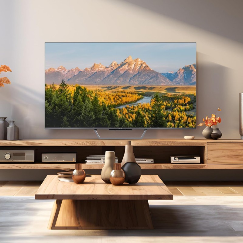 Metz Smart TV, MQE7600Z, 43", QLED, 4K, UHD, HDR 10+, Google TV, Matte Screen, Eye Care, Flicker-Free, Auto Ambient Light Sensor, HDMI, USB, Grigio Soundbar Bluetooth, MSE3001Z Metz Smart TV, MQE7600Z, 43", QLED, 4K, UHD, HDR 10+, Google TV, Matte Screen, Eye Care, Flicker-Free, Auto Ambient Light Sensor, HDMI, USB, Grigio Soundbar Bluetooth, MSE3001Z