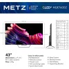 Metz Smart TV, MQE7600Z, 43", QLED, 4K, UHD, HDR 10+, Google TV, Matte Screen, Eye Care, Flicker-Free, Auto Ambient Light Sensor, HDMI, USB, Grigio Soundbar Bluetooth, MSE3001Z Metz Smart TV, MQE7600Z, 43", QLED, 4K, UHD, HDR 10+, Google TV, Matte Screen, Eye Care, Flicker-Free, Auto Ambient Light Sensor, HDMI, USB, Grigio Soundbar Bluetooth, MSE3001Z