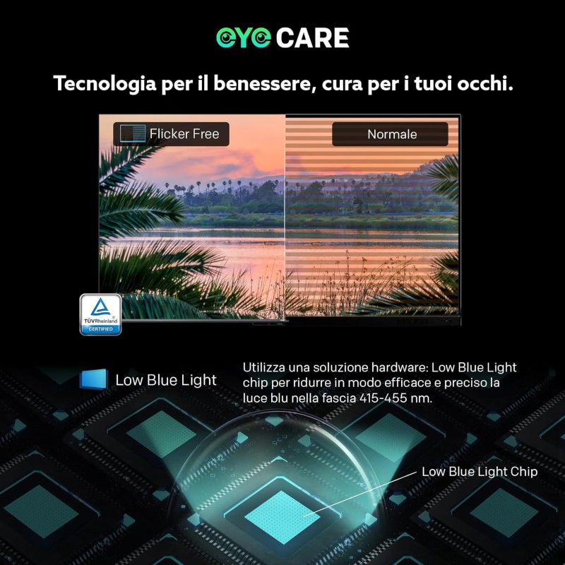 Metz Smart TV, MQE7600Z, 43", QLED, 4K, UHD, HDR 10+, Google TV, Matte Screen, Eye Care, Flicker-Free, Auto Ambient Light Sensor, HDMI, USB, Grigio Soundbar Bluetooth, MSE3001Z Metz Smart TV, MQE7600Z, 43", QLED, 4K, UHD, HDR 10+, Google TV, Matte Screen, Eye Care, Flicker-Free, Auto Ambient Light Sensor, HDMI, USB, Grigio Soundbar Bluetooth, MSE3001Z