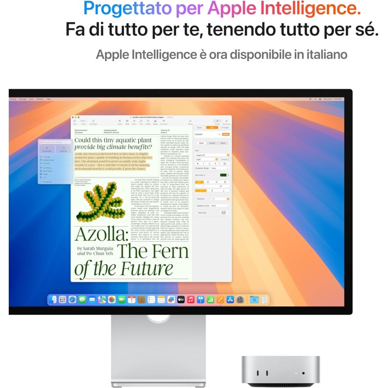 Apple Mac mini Computer desktop con chip M4, CPU 10-core e GPU 10-core): 16 GB di memoria unificata, 512 GB di archiviazione SSD, Gigabit Ethernet. Compatibile con iPhone/iPad - 16GB Memoria unificata Apple Mac mini Computer desktop con chip M4, CPU 10-core e GPU 10-core): 16 GB di memoria unificata, 512 GB di archiviazione SSD, Gigabit Ethernet. Compatibile con iPhone/iPad - 16GB Memoria unificata