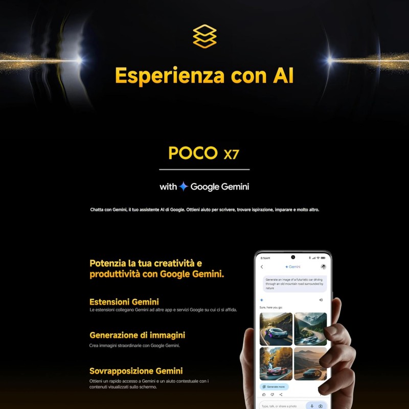 Xiaomi POCO X7 (smartphone), 12+512GB, 50MP camera principale con OIS, batteria da 5.110mAh, IP68 (caricabatterie non incluso), Silver - 12+512GB Argento Xiaomi POCO X7 (smartphone), 12+512GB, 50MP camera principale con OIS, batteria da 5.110mAh, IP68 (caricabatterie non incluso), Silver - 12+512GB Argento
