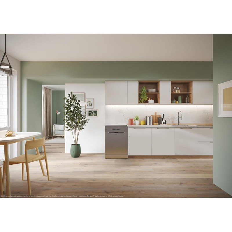 Candy Rapido' Lavastoviglie a Libera Installazione 60 cm, 13 Coperti, 5 Programmi, Partenza Ritardata fino a 9h, Ciclo Rapido 49 Min, Classe C, AxLxP 85x59,7x59,8 cm, Metal - CF 3C7L1S