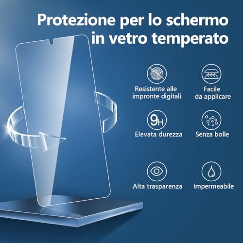NEW'C 3 Pezzi, Vetro Temperato per Samsung Galaxy S25, Pellicola Prottetiva Anti Graffio, Anti-Impronte, Senza Bolle, Durezza 9H, Ultra Trasparente, Ultra Resistente - S25 6,2 pollici NEW'C 3 Pezzi, Vetro Temperato per Samsung Galaxy S25, Pellicola Prottetiva Anti Graffio, Anti-Impronte, Senza Bolle, Durezza 9H, Ultra Trasparente, Ultra Resistente - S25 6,2 pollici