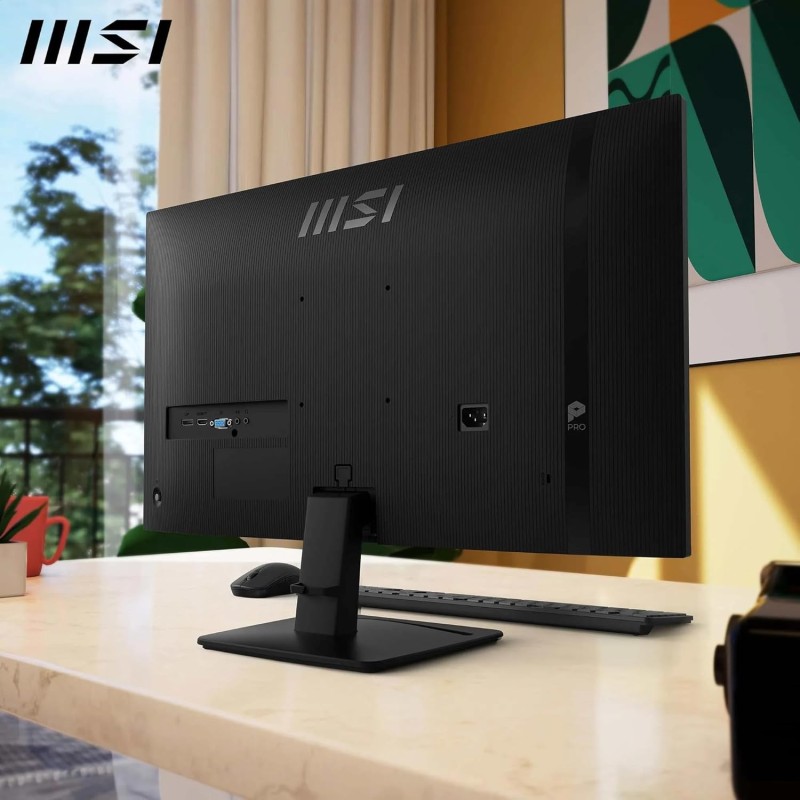 MSI PRO MP275 E2 Monitor 27" FHD - Pannello IPS 1920 x 1080, 120 Hz, schermo a protezione degli occhi, altoparlanti integrati, regolabile in inclinazione - Connessioni HDMI 2.0, DP (1.2a), D-Sub (VGA) - 27" Nero MSI PRO MP275 E2 Monitor 27" FHD - Pannello IPS 1920 x 1080, 120 Hz, schermo a protezione degli occhi, altoparlanti integrati, regolabile in inclinazione - Connessioni HDMI 2.0, DP (1.2a), D-Sub (VGA) - 27" Nero