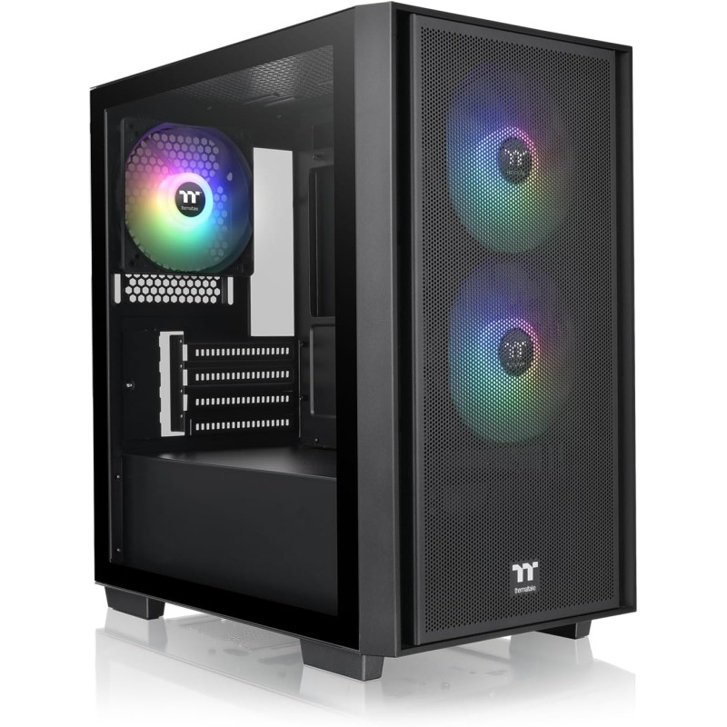 Thermaltake Versa H16 TG ARGB | Micro Tower | Nero - Nero Thermaltake Versa H16 TG ARGB | Micro Tower | Nero - Nero