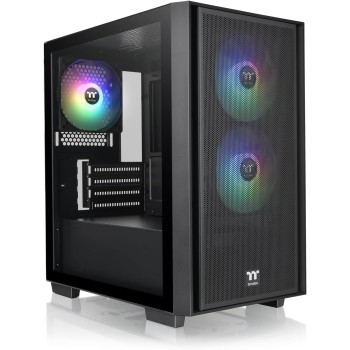 Thermaltake Versa H16 TG ARGB | Micro Tower | Nero - Nero