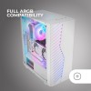 MARSGAMING MC-VOLT, Case Gaming ATX, Ventola ARGB 120mm, Griglia Frontale ARGB, Finestra Laterale in Vetro Temperato, Gestione del Cablaggio, Semitower PC con Supporto Raffreddamento a Liquido, Bianco MARSGAMING MC-VOLT, Case Gaming ATX, Ventola ARGB 120mm, Griglia Frontale ARGB, Finestra Laterale in Vetro Temperato, Gestione del Cablaggio, Semitower PC con Supporto Raffreddamento a Liquido, Bianco