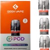 GEEKVAPE Q Pod 3ml (Side Fill) 0.6ohm Cartridge for GeekVape Sonder Q 2 / Digi Max / Wenax Q Pro Aegis Hero Q - Resistenza MTL e RDL per GEEKVAPE - 0.6Ω, 18-25W