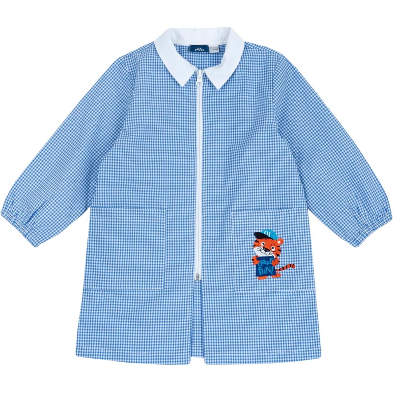 Chicco, Grembiule Bambino e Bambina, Grembiule Scuola Elementare - 24 mesi Azzurro