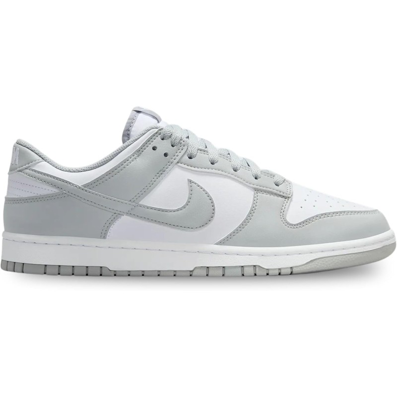 Nike Dunk Low Retro, Sneaker Uomo - 42 EU White Lt Smoke Grey White Nike Dunk Low Retro, Sneaker Uomo - 42 EU White Lt Smoke Grey White