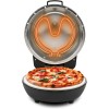 G3 Ferrari G10199 Forno Pizza "Pummarola", Fino a 420 °C, 1200W, 2 Pietre Refrattarie, Pareti fredde, Palette INOX, Ricettario incluso, Visore temperatura, Chiusura ammortizzata, Nero opaco
