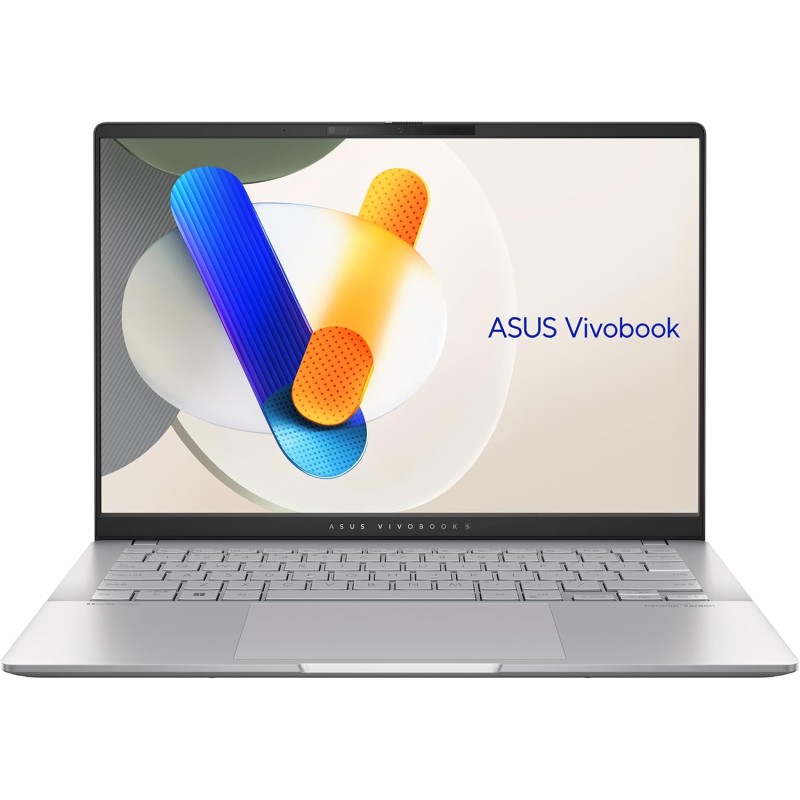 ASUS Vivobook S 14 M5406KA#B0DPG333XZ, Notebook in alluminio, Copilot+ PC, Monitor da 14" WUXGA OLED Glossy, 60Hz, AMD Ryzen AI 7 350, RAM 16GB, 512GB SSD, Windows 11 Home, Argento - RAM 16GB / 512GB SSD