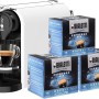 Bialetti Gioia PLUS, Macchina Caffè Espresso per Capsule in Alluminio, Incluse 48 Capsule, Funziona Esclusivamente con Capsule, Bianco - Bianco