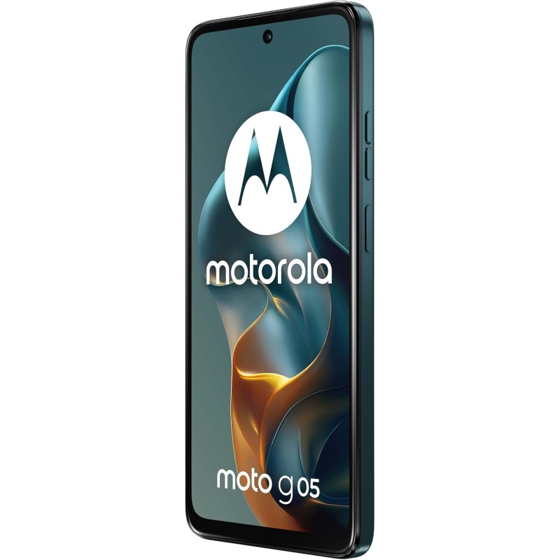 Motorola moto g05 (4/128GB, Fotocamera 50MP + sensore antisfarfallio, Display 6.67" HD+ 90Hz, batteria 5200mAh, MediaTek Helio G81, Android 15), Forest Green - 128 Forest Green Motorola moto g05 (4/128GB, Fotocamera 50MP + sensore antisfarfallio, Display 6.67" HD+ 90Hz, batteria 5200mAh, MediaTek Helio G81, Android 15), Forest Green - 128 Forest Green