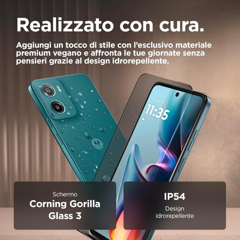 Motorola moto g05 (4/128GB, Fotocamera 50MP + sensore antisfarfallio, Display 6.67" HD+ 90Hz, batteria 5200mAh, MediaTek Helio G81, Android 15), Forest Green - 128 Forest Green Motorola moto g05 (4/128GB, Fotocamera 50MP + sensore antisfarfallio, Display 6.67" HD+ 90Hz, batteria 5200mAh, MediaTek Helio G81, Android 15), Forest Green - 128 Forest Green