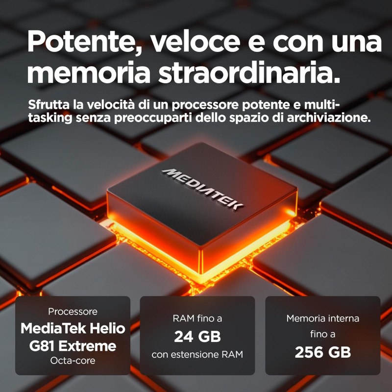 Motorola moto g15 (8/256GB, Doppia fotocamera 50+5MP + sensore antisfarfallio, Display 6.72" FHD+ 60Hz, batteria 5100mAh, MediaTek Helio G81, Android 15), Iguana Green Motorola moto g15 (8/256GB, Doppia fotocamera 50+5MP + sensore antisfarfallio, Display 6.72" FHD+ 60Hz, batteria 5100mAh, MediaTek Helio G81, Android 15), Iguana Green