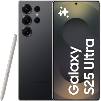Samsung Galaxy S25 Ultra Smartphone AI, 3 anni di Garanzia del produttore, Display 6.9'' QHD+ Dynamic AMOLED 2X, Fotocamera 200MP, RAM 12GB, 512GB, 5.000 mAh, Titanium Black [Versione italiana] - 512GB Titanium Black