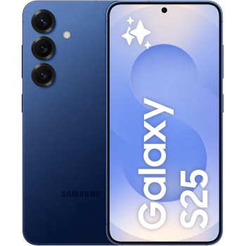 Samsung Galaxy S25 Smartphone AI, 3 anni di Garanzia del produttore, Display 6.2'' FHD+ Dynamic AMOLED 2X, Fotocamera 50MP, RAM 12GB, 512GB, 4.000 mAh, Navy [Versione italiana] - 512GB Navy