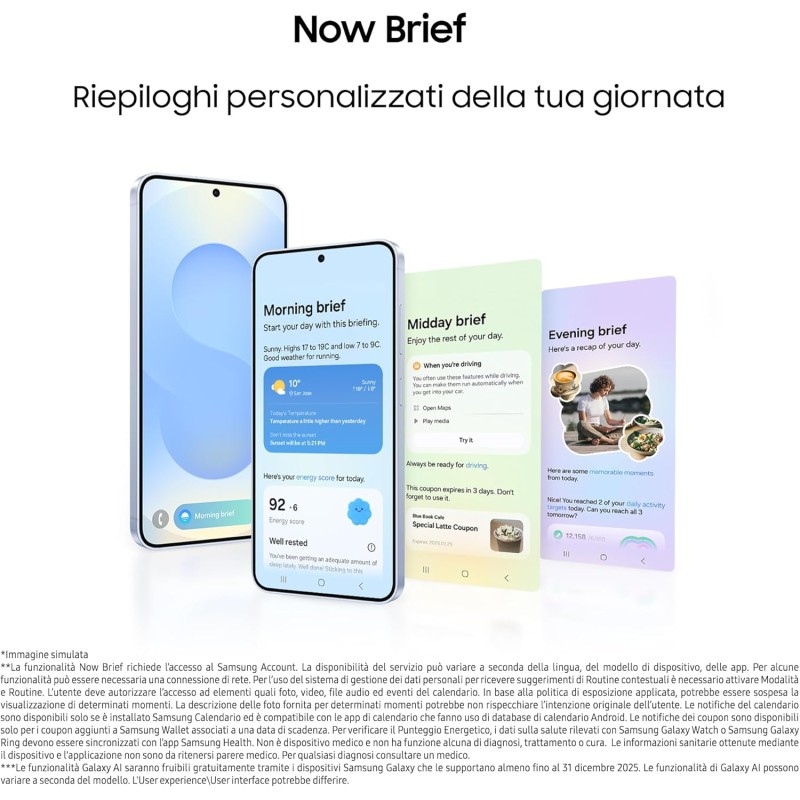 Samsung Galaxy S25 Smartphone AI, 3 anni di Garanzia del produttore, Display 6.2'' FHD+ Dynamic AMOLED 2X, Fotocamera 50MP, RAM 12GB, 128GB, 4.000 mAh, Silver shadow [Versione italiana] - 12GB+128GB Silver shadow