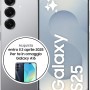 Samsung Galaxy S25 Smartphone AI, 3 anni di Garanzia del produttore, Display 6.2'' FHD+ Dynamic AMOLED 2X, Fotocamera 50MP, RAM 12GB, 128GB, 4.000 mAh, Silver shadow [Versione italiana] - 12GB+128GB Silver shadow