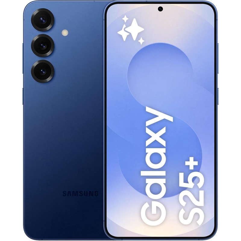 Samsung Galaxy S25+ Smartphone AI, 3 anni di Garanzia del produttore, Display 6.7'' QHD+ Dynamic AMOLED 2X, Fotocamera 50MP, RAM 12GB, 512GB, 4.900 mAh, Navy [Versione italiana] - 512GB Navy