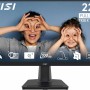 MSI PRO MP225V Monitor da Ufficio 21,5” Full HD – Pannello VA 1920 x 1080, 100 Hz, Schermo a Basso Affaticamento Visivo, Inclinabile – HDMI, D-Sub (VGA) - 22" Nero