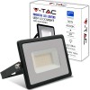 V-TAC Faro LED da Esterno 30W Nero - [Chip Samsung - Alte Perfomance, Bassi Consumi] - 2510 Lumen - IP65 - Proiettore Faretto LED Nero per Casa, Giardino, Garage - Impermeabile - Luce Naturale 4000K