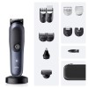 Braun Rifinitore All-In-One Series 7 AIO7565, Rasoio Elettrico Barba E Capelli 13In1 Con Lama ProBlade E Tecnologia AutoSense, 120 Min. Di Autonomia, Pettini Aree Sensibili E Sfumatura, Wet&Dry, Blu
