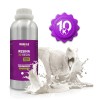 WINKLE Resina 3D 10K Bianco 1kg | Stampante 3D Resina | Resina lavabile in acqua | Stampanti DLP e LCD | Resistente agli urti | Alta precisione e basso odore | Finitura dettagliata - cristal blanco